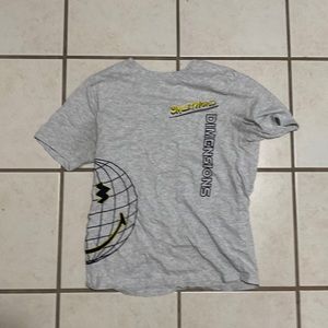 Smiley world company shirt barley worn